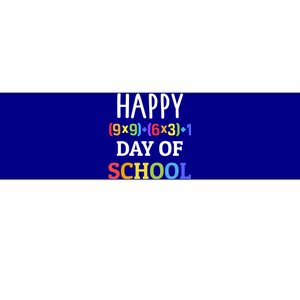 Happy 100th Day Of School With Math Formula For 100 Days Great Gift Bumper Sticker