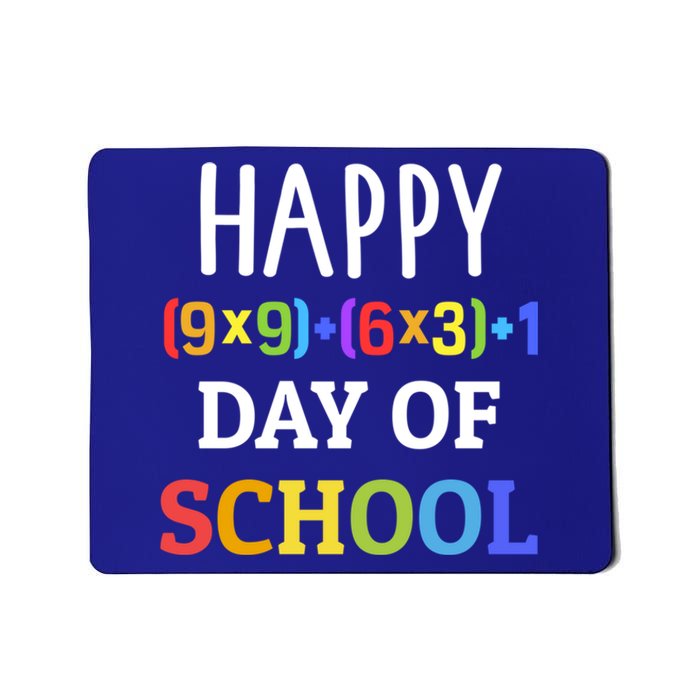 Happy 100th Day Of School With Math Formula For 100 Days Great Gift Mousepad