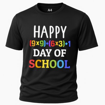 Happy 100th Day Of School With Math Formula For 100 Days Gift Performance Shirt