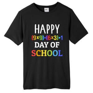 Happy 100th Day Of School With Math Formula For 100 Days Gift Tall Fusion ChromaSoft Performance T-Shirt