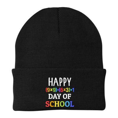 Happy 100th Day Of School With Math Formula For 100 Days Gift Beanie