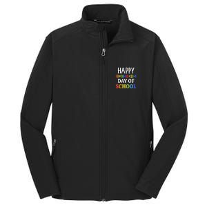 Happy 100th Day Of School With Math Formula For 100 Days Gift Core Soft Shell Jacket