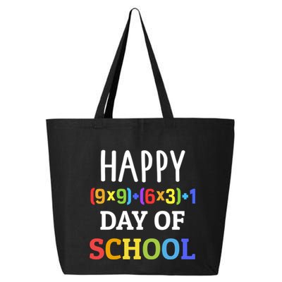 Happy 100th Day Of School With Math Formula For 100 Days Gift 25L Jumbo Tote