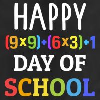 Happy 100th Day Of School With Math Formula For 100 Days Gift 25L Jumbo Tote