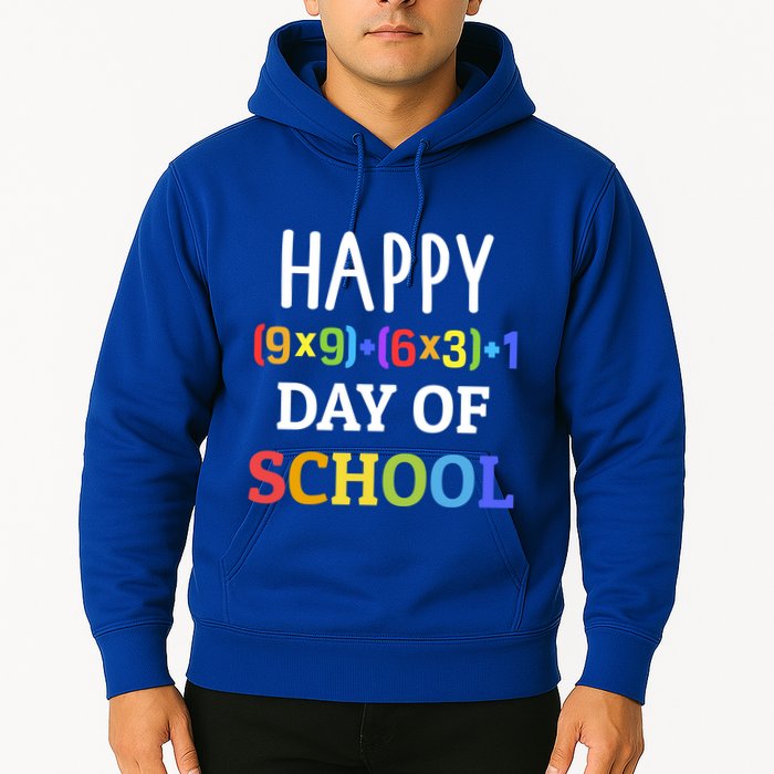 Happy 100th Day Of School With Math Formula For 100 Days Gift Hoodie