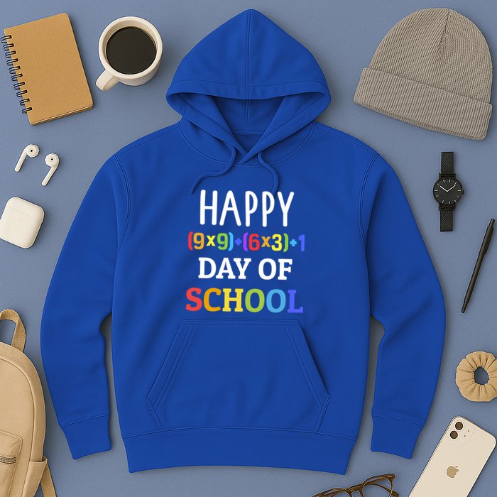 Happy 100th Day Of School With Math Formula For 100 Days Gift Hoodie