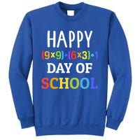 Happy 100th Day Of School With Math Formula For 100 Days Gift Sweatshirt