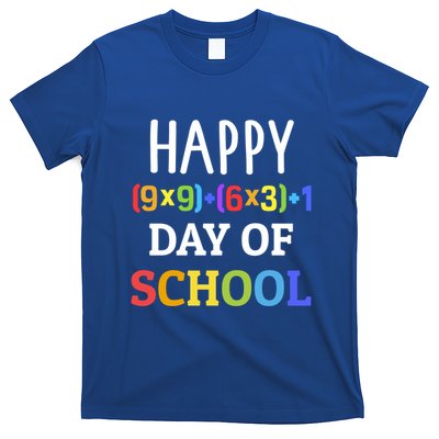 Happy 100th Day Of School With Math Formula For 100 Days Gift T-Shirt