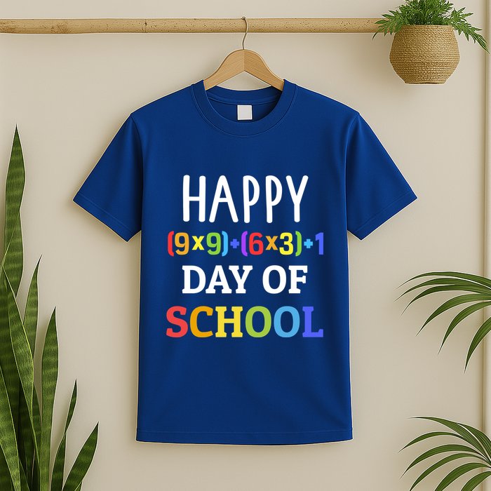 Happy 100th Day Of School With Math Formula For 100 Days Gift T-Shirt