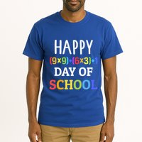 Happy 100th Day Of School With Math Formula For 100 Days Gift Tall T-Shirt