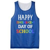 Happy 100th Day Of School With Math Formula For 100 Days Gift Mesh Reversible Basketball Jersey Tank