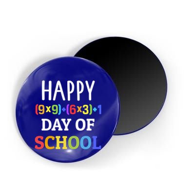 Happy 100th Day Of School With Math Formula For 100 Days Gift Magnet