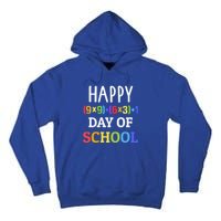 Happy 100th Day Of School With Math Formula For 100 Days Gift Tall Hoodie