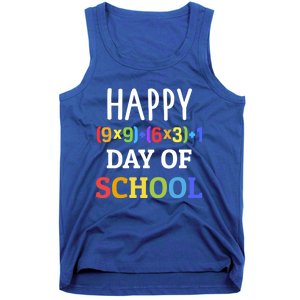 Happy 100th Day Of School With Math Formula For 100 Days Gift Tank Top