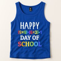 Happy 100th Day Of School With Math Formula For 100 Days Gift Tank Top