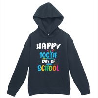 Happy 100th Day Of School For Teacher Or Child Urban Pullover Hoodie