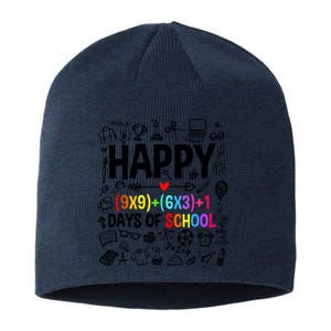 Happy 100 Days Of School Math Formula Sustainable Beanie