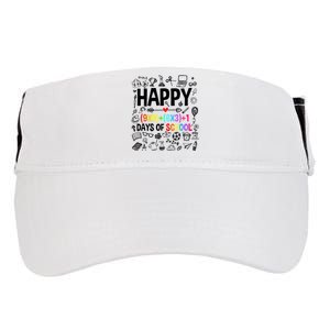 Happy 100 Days Of School Math Formula Adult Drive Performance Visor