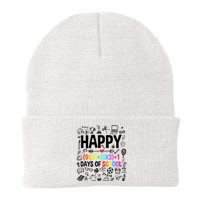 Happy 100 Days Of School Math Formula Knit Cap Winter Beanie