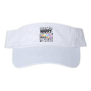 Happy 100 Days Of School Math Formula Valucap Bio-Washed Visor