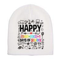 Happy 100 Days Of School Math Formula Short Acrylic Beanie