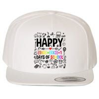 Happy 100 Days Of School Math Formula Wool Snapback Cap