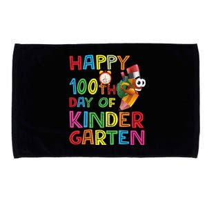 Happy 100 Days Kindergarten School Teacher Student 100th Day Microfiber Hand Towel