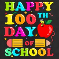 Happy 100th Days Of School Celebration Cool Comfort Performance Bucket Hat