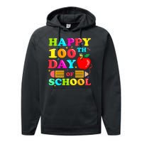 Happy 100th Days Of School Celebration Performance Fleece Hoodie