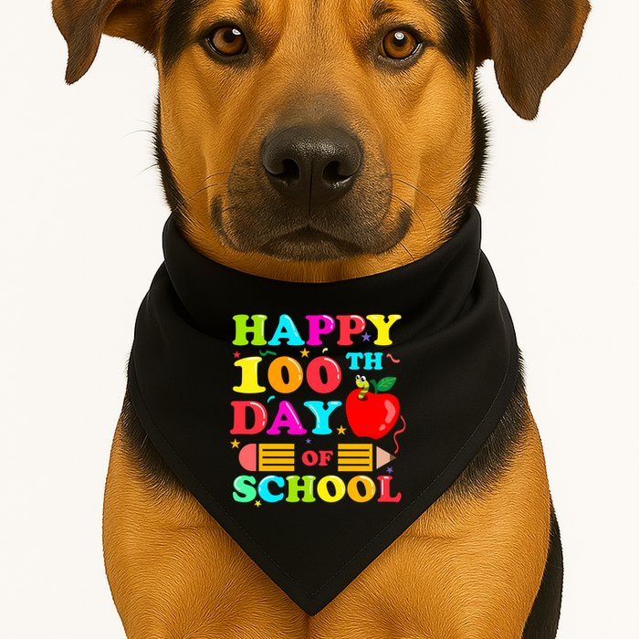 Happy 100th Days Of School Celebration USA-Made Doggie Bandana