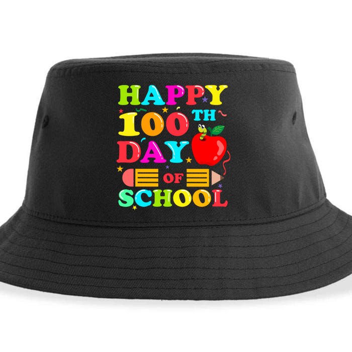 Happy 100th Days Of School Celebration Sustainable Bucket Hat