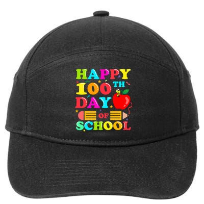 Happy 100th Days Of School Celebration 7-Panel Snapback Hat