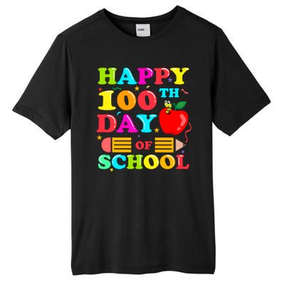 Happy 100th Days Of School Celebration Tall Fusion ChromaSoft Performance T-Shirt