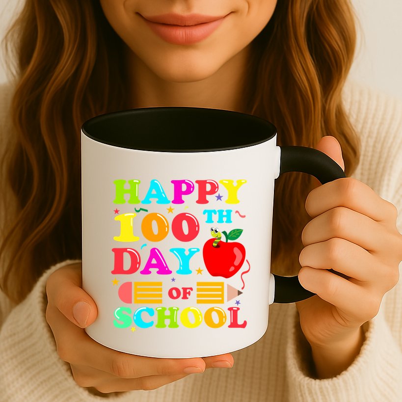 Happy 100th Days Of School Celebration Mug