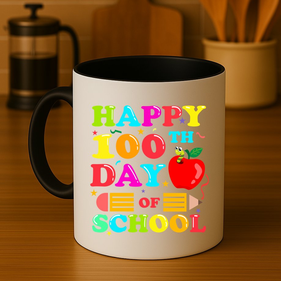 Happy 100th Days Of School Celebration Mug