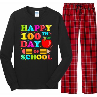 Happy 100th Days Of School Celebration Long Sleeve Pajama Set