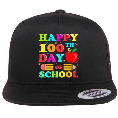 Happy 100th Days Of School Celebration Flatbill Hat