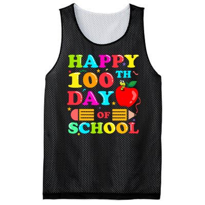 Happy 100th Days Of School Celebration Mesh Reversible Basketball Jersey Tank