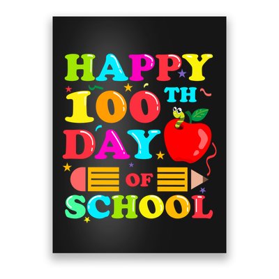 Happy 100th Days Of School Celebration Poster