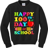 Happy 100th Days Of School Celebration Kids Sweatshirt