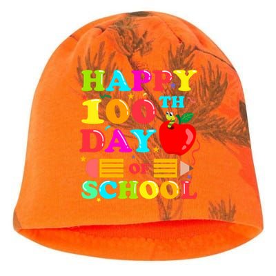 Happy 100th Days Of School Celebration Kati - Camo Knit Beanie