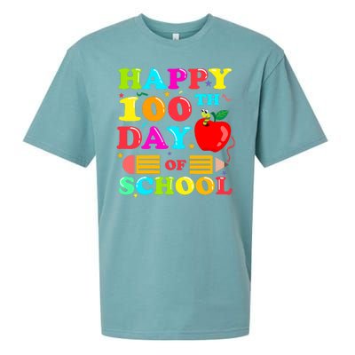 Happy 100th Days Of School Celebration Sueded Cloud Jersey T-Shirt