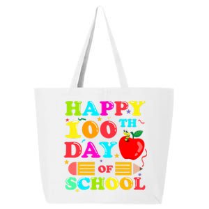 Happy 100th Days Of School Celebration 25L Jumbo Tote