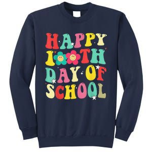 Happy 100th Day Of School Tie Dye Rainbow 100 Days Smarter Sweatshirt