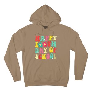 Happy 100th Day Of School Tie Dye Rainbow 100 Days Smarter Hoodie