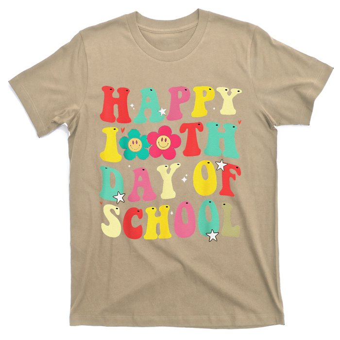 Happy 100th Day Of School Tie Dye Rainbow 100 Days Smarter T-Shirt