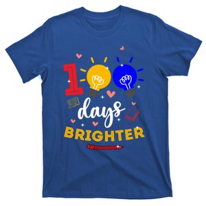 Happy 100 Day For Student I Teacher Or 100 Days Brighter Gift T-Shirt