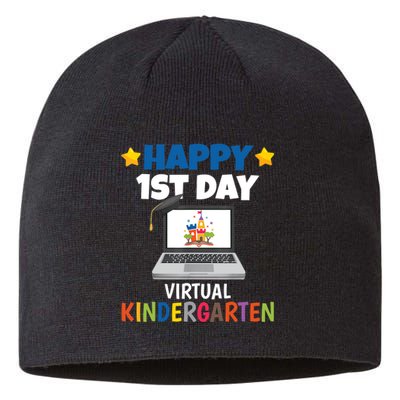 Happy 1st Day Virtual Kindergarten Sustainable Beanie