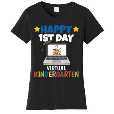 Happy 1st Day Virtual Kindergarten Women's T-Shirt