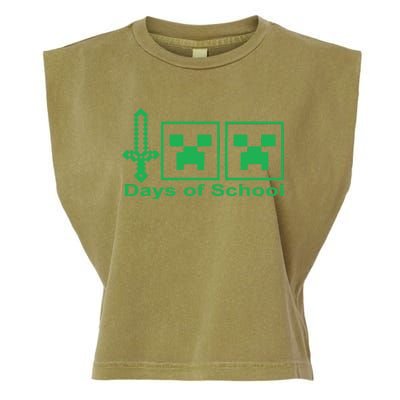 Happy 100 Days Of School Tee, School Day Garment-Dyed Women's Muscle Tee